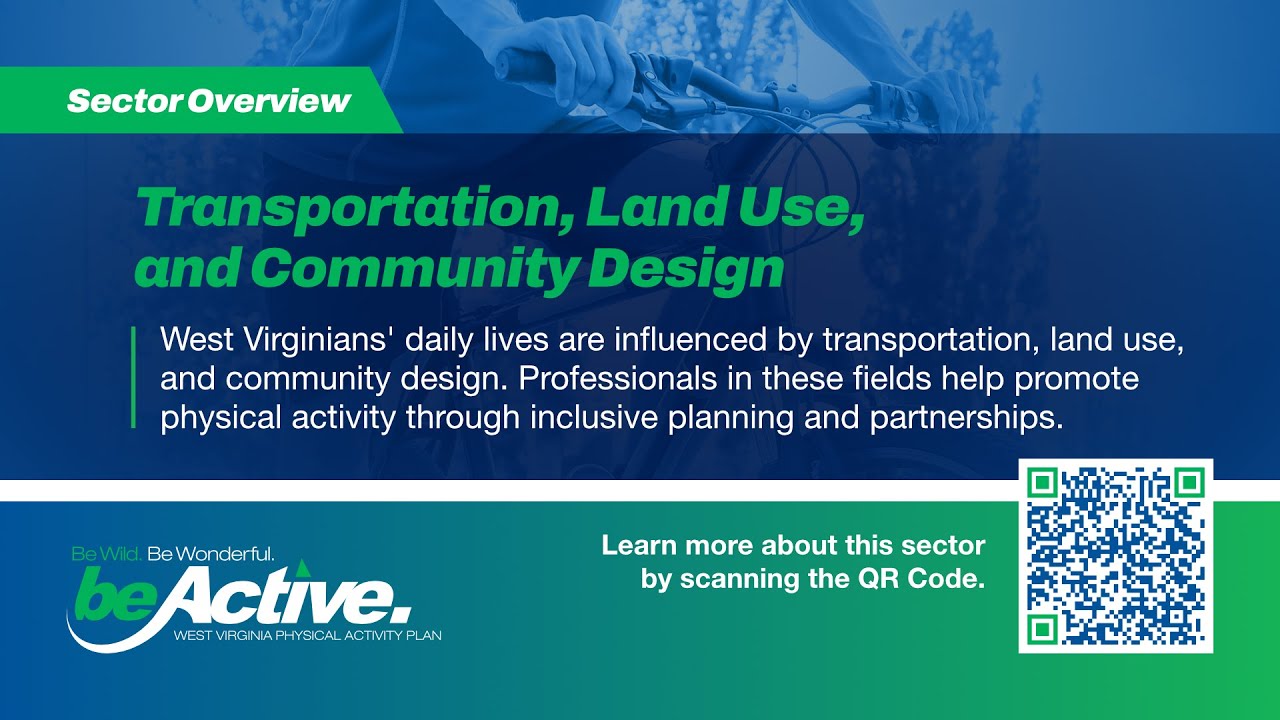 WV Physical Activity Plan: Transportation, Land Use and Community Design