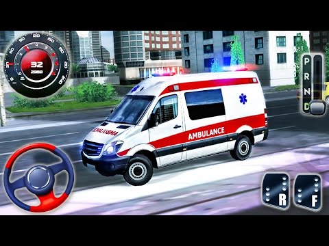 Ambulance Simulator 2021 - Emergency Van Minibus-Rescue the injured - Android gameplay‏