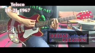 【極美品】TEISCO EP-2L ブロンド Teisco EP-2L # TWOTONE SUNBURST 1967年製【Pedro Martins STYLE