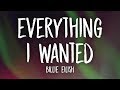 Billie Eilish - everything i wanted (Lyrics)