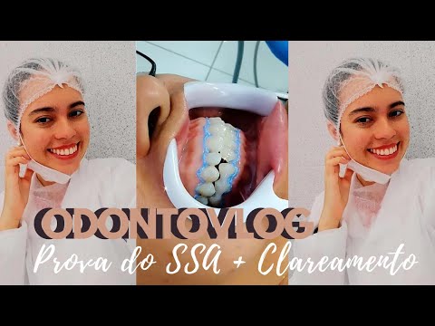 ROTINA DE UMA ESTUDANTE DE ODONTOLOGIA | APLICANDO PROVA DO SSA, CLAREAMENTO DENTAL, CLÍNICA DA UPE