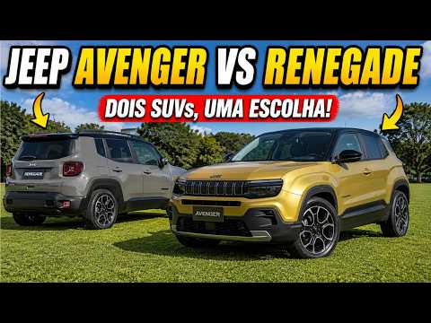 JEEP AVENGER ou RENEGADE: QUAL SUV VALE MAIS a PENA EM 2027?