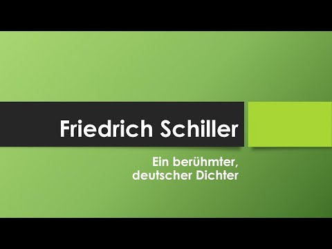 Friedrich Schiller einfach und kurz erklärt