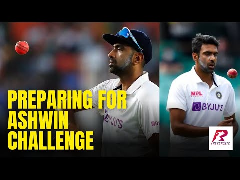 How are the Australians preparing to counter Ravichandran Ashwin threat in upcoming test series? |