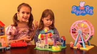 Peppa Pig Funfair: Peppa Pig Story, Peppa Pig Amusement Park, Princess Sofia Royal Family, Dinosaurs