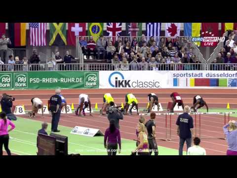 Düsseldorf Meeting 2015 - Erik Balnuweit 7.65 - Men's 60 Metres hurdles Semi Final 2