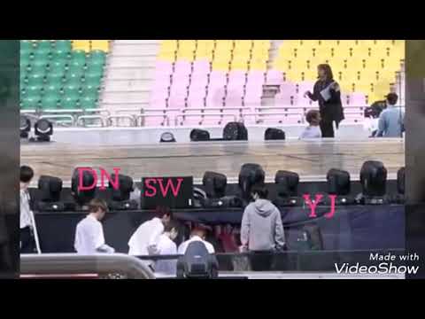 171023 wanna one x gfriend fancam moment #bof