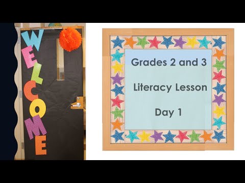 Grades 2-3 Literacy Lesson Day 1