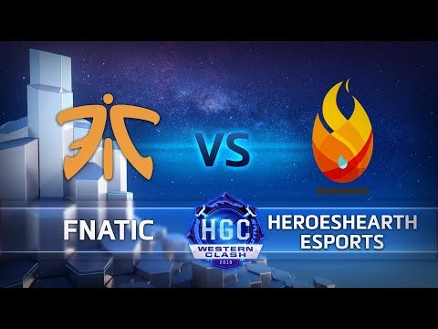 HGC 2018 Western Clash - Day 2 – Fnatic vs. HeroesHearth Esports - Game 1