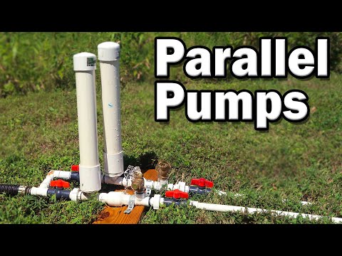 Two Ram Pumps in Parallel - Increase Volume Output