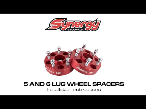 5 And 6 Lug Wheel Spacer Installation How-To Tutorial | SynergyMFG