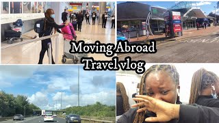 Travel with me to the UK! Moving abroad! My first time in the UK! Study visa! Emotional vlog 😭