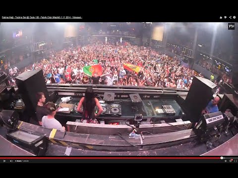 Fatima Hajji - Techno Set @ Code 100 - Fabrik Club (Madrid) 1 11 2014 - Videoset -