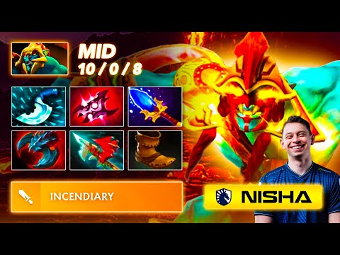 Nisha HUSKAR - ONE MAN SHOW! | Full Gameplay Dota Class [7.39C]