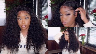 BOMB 24 INCH CURLY 13*4 LACE FRONT WIG | WE OUTSIDE! SPRING-SUMMER VACAY HAIR X JULIA HAIR