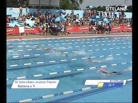 Serie 9 dei 50 Stile Libero  Assoluti Femmine Master - 12 MEMORIAL ANDREA BETTIOL