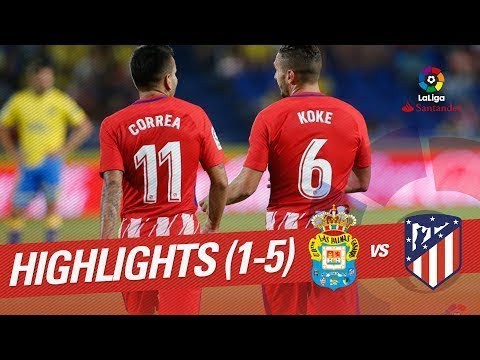 Resumen de UD Las Palmas vs Atlético de Madrid (1-5)