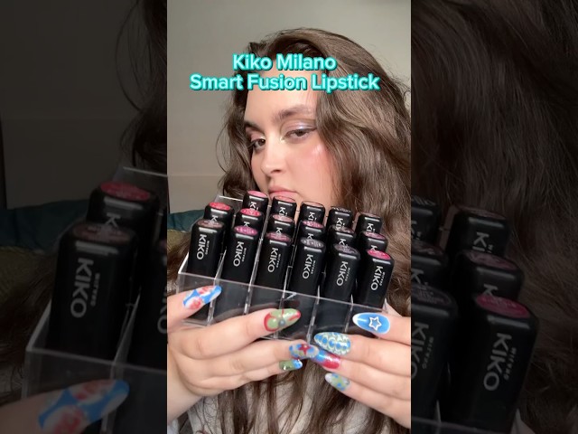 Vídeo relacionado con KIKO Milano Smart Fusion Lipstick 420, Labial Rico Y Nutritivo Con Acabado Brillante