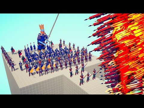 100x KING MEDIEVAL ARMY ⚔️ VS 👹 EVERY GOD / Totally Accurate Battle Simulator ( TABS )