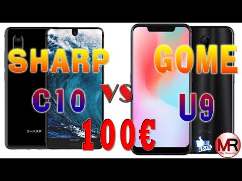 Sharp C10 vs Gome U9: 100€ per due smartphone niente male!
