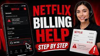 How to contact customer support for a billing issue on Netflix - Step 