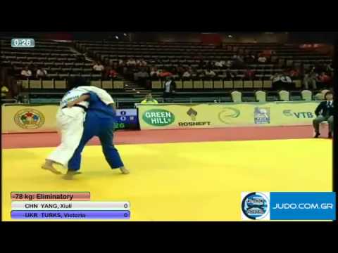 Judo Grand Prix Abu Dhabi 2011 -78kg YANG Xiuli (CHN)-TURKS (UKR)
