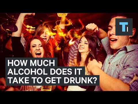 How much alcohol does it take to get drunk?