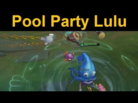 Pool Party Lulu Skin Spotlight - Squid and Pufferfish, Every Sunday at 7AM PST