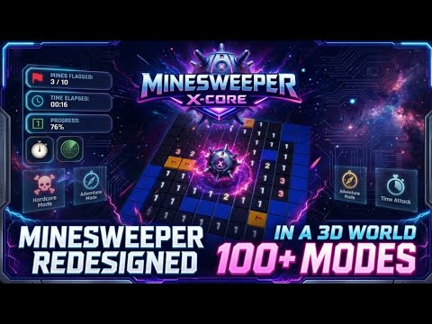Minesweeper X-Core: 3D Logic