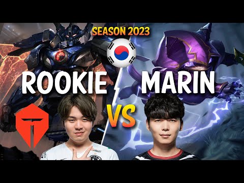TES Rookie vs MaRin - Rookie AATROX vs MaRin KENNEN Top - Patch 13.23 KR Ranked