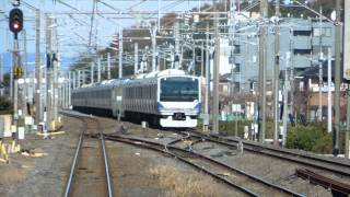 preview picture of video '常磐線E531系 佐貫駅到着 JR-East E531 series EMU'