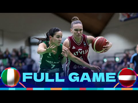 Ireland v Latvia | Full Basketball Game | FIBA Women's EuroBasket 2025 Qualifiers