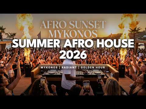SUMMER AFRO HOUSE 2026 | Mykonos Radiant Golden Hour