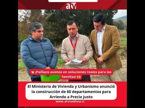 Construirán 60 departamentos en Paillaco para arriendo