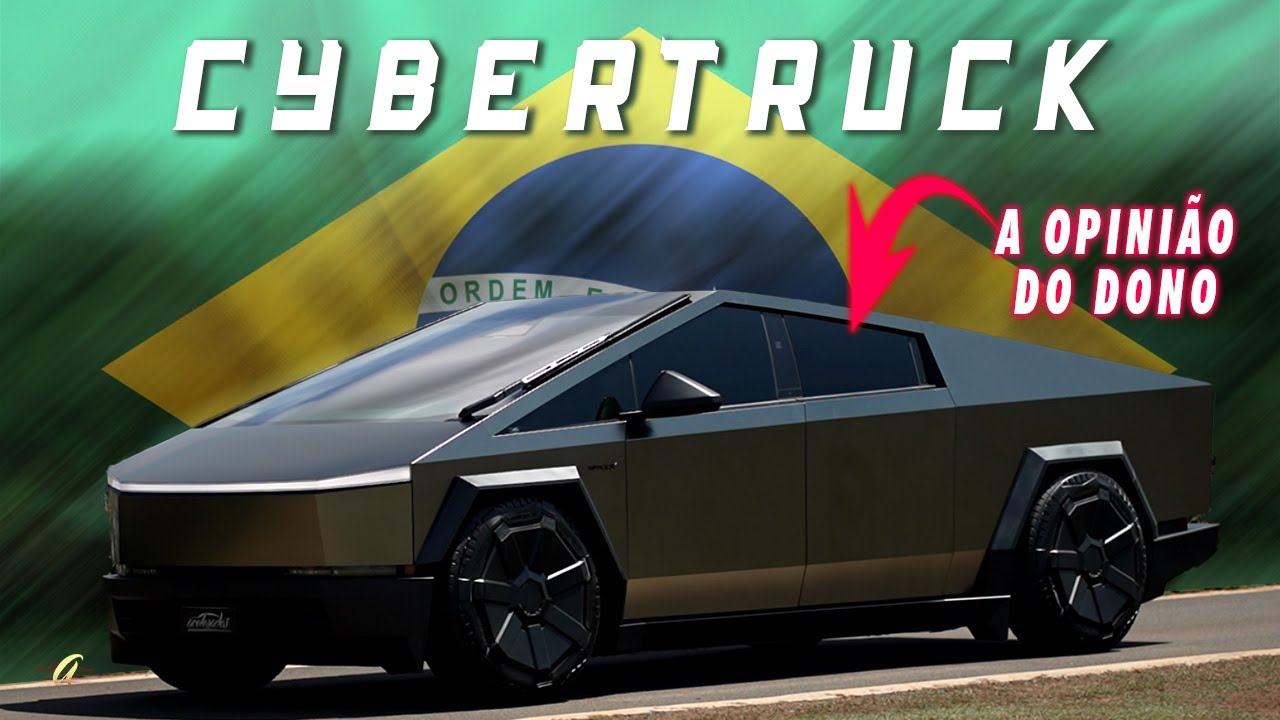 COMO É TER UMA CYBERTRUCK NO BRASIL? O dono conta o que é BOM e RUIM do POLÊMICO Tesla de 857 cv!