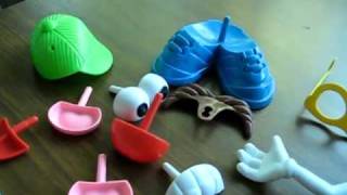 Grade 1 - Second Language activity game (Spanish): Potato man vocabulary words, dress up.