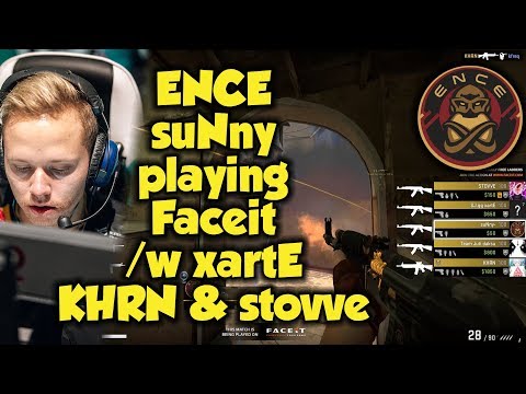 ENCE suNny playing  Faceit with xartE , KHRN & stovve | CSGO | POV