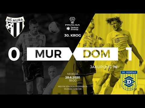 30.krog: Mura - Domžale 0:1 ; Prva liga Telekom Slovenije 2019/2020
