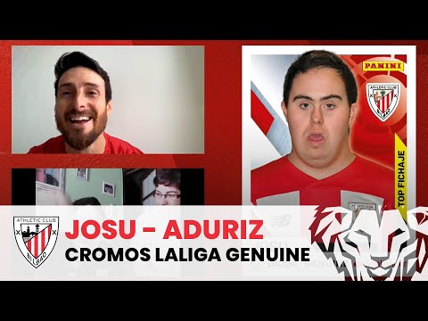 Imagen de portada del video Aritz Aduriz eta Josu I Sorpresa I LaLiga Genuine Santanderreko kromoak