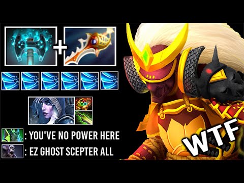FALLEN SKY + RAPIER Pro Juggernaut vs 4x Ghost + Lotus Most Crazy Late Game Battle 7.26 Dota 2