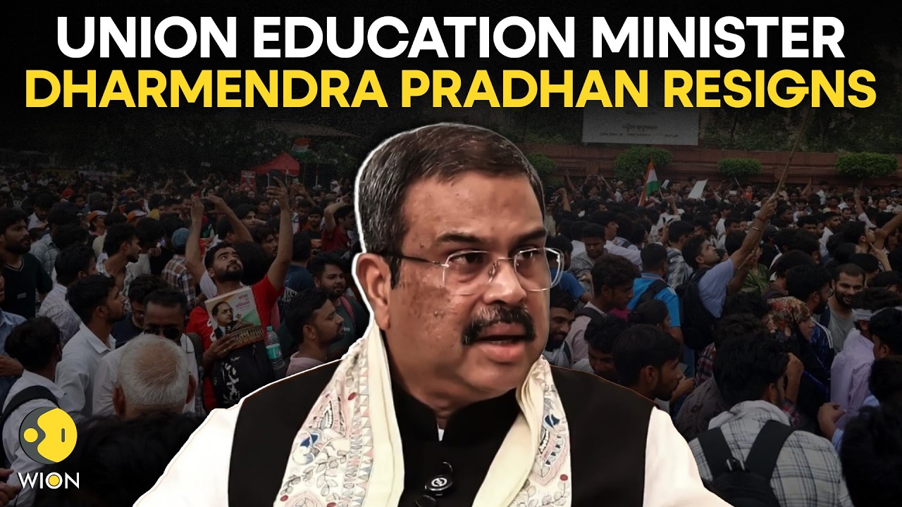 LIVE: India's Union Education Minister Dharmendra Pradhan Resigns Amid NEET Paper Leak Row | WION