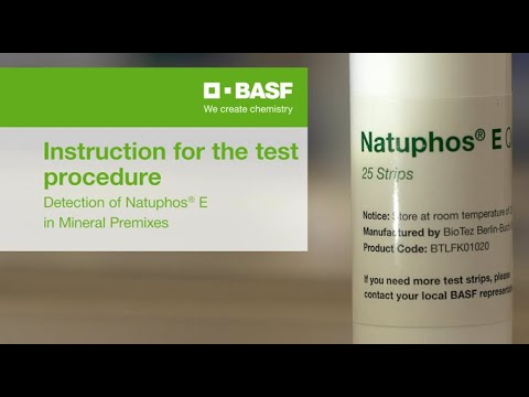 Detection of Natuphos® E in Mineral Premixes – Instruction for the test procedure