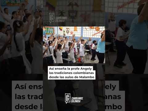 🇨🇴💃 Música, danza y tradición se encuentran en las clases de la profe Angely en Malambo, Atlántico.