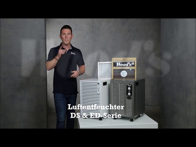 Video Teaser für Luftentfeuchter Wood`s aus Kanada DS & ED versionen