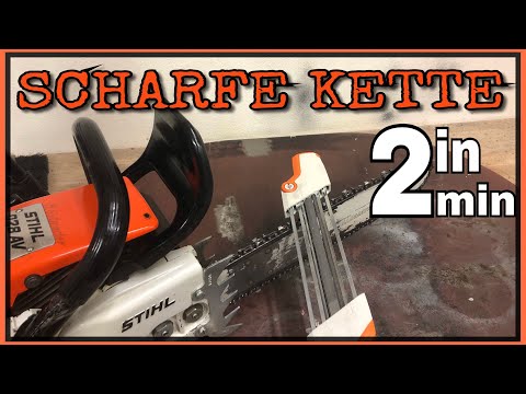 Sägekette schärfen | in 2 Minuten | REVIEW | Repair & Mehr