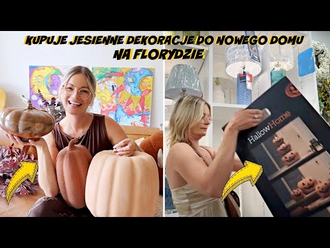 WOW! KUPUJE JESIENNE DEKORACJE DO NOWEGO DOMU NA FLORYDZIE! SZALEŃSTWO W SKLEPACH W USA!