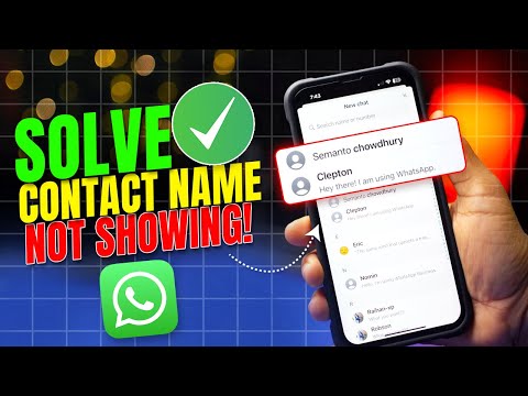How to Solve WhatsApp Contact Name Not Showing on iPhone | Fix WhatsApp Contacts Issue
