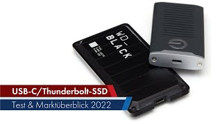Externe USB-C & Thunderbolt SSDs | Test und Marktüberblick 2022 [Deutsch]