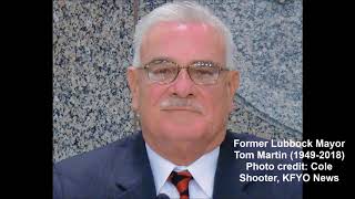 Former Lubbock Mayor Tom Martin Obituary (March 27, 2018)