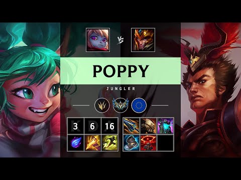 Poppy Jungle vs Jarvan IV - EUW Challenger Patch 25.20